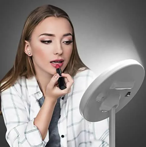 5X LED Makeup Mirror with Cooling Breeze & Illuminating Light