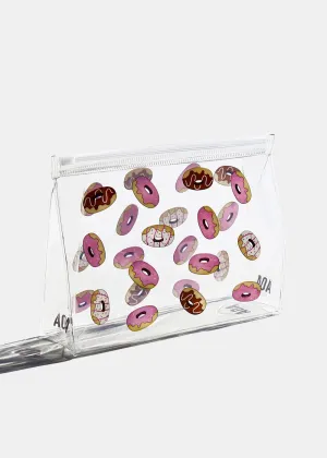 AOA Clear Makeup Pouch - Donuts