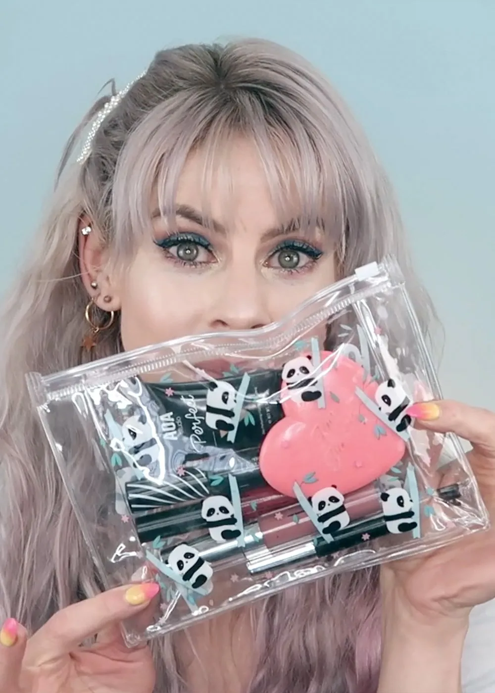 AOA Clear Makeup Pouch - Donuts