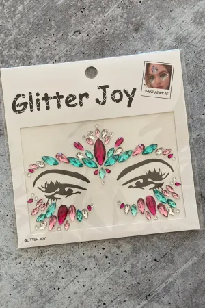 Aqua & Pink Face Jewels