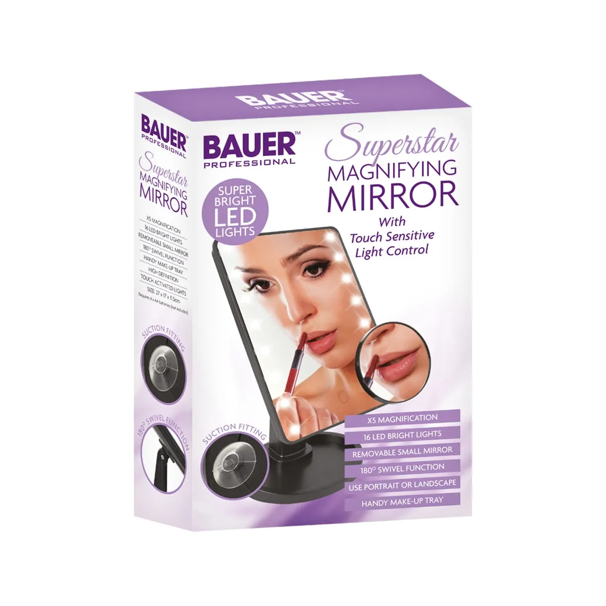 Bauer Superstar LED Mirror Touch Sensor