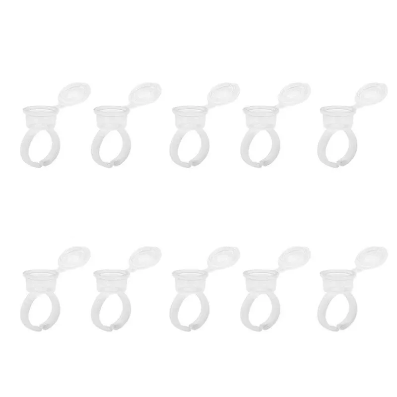 Beauty Built - Tattoo Ink Ring Cups Tattoo Pigment Holder Container Permanent Makeup Tool - 40pcst Makeup Tool - 40pcs