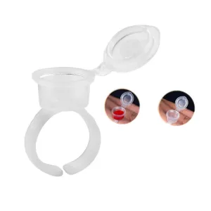 Beauty Built - Tattoo Ink Ring Cups Tattoo Pigment Holder Container Permanent Makeup Tool - 40pcst Makeup Tool - 40pcs
