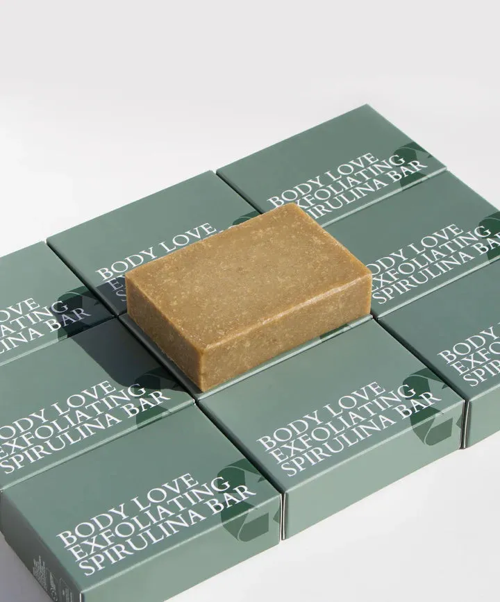 BODY LOVE Exfoliating Spirulina Soap Bar