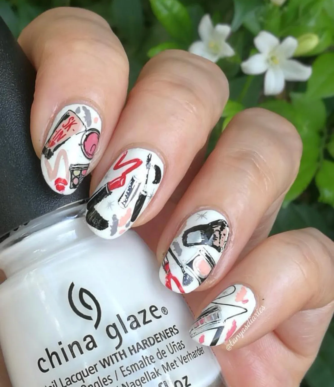 But First, Makeup (CjS-189) Steel Layered Nail Art Stamping Plate