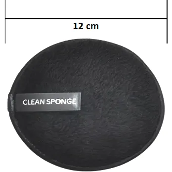 Combo - Dual Facial Cleaning Sponge - Black / Brown / Pink / White