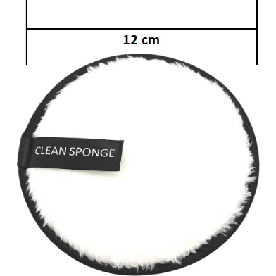 Combo - Dual Facial Cleaning Sponge - Black / Brown / Pink / White