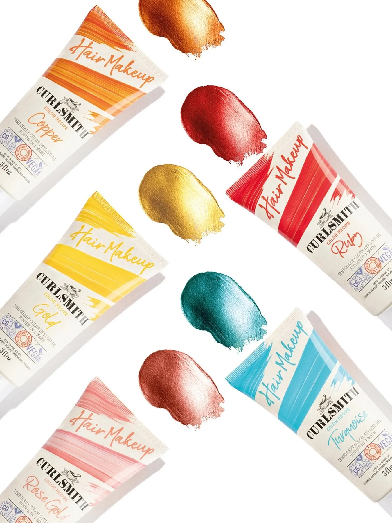 Curlsmith Hair Makeup Rainbow Bundle