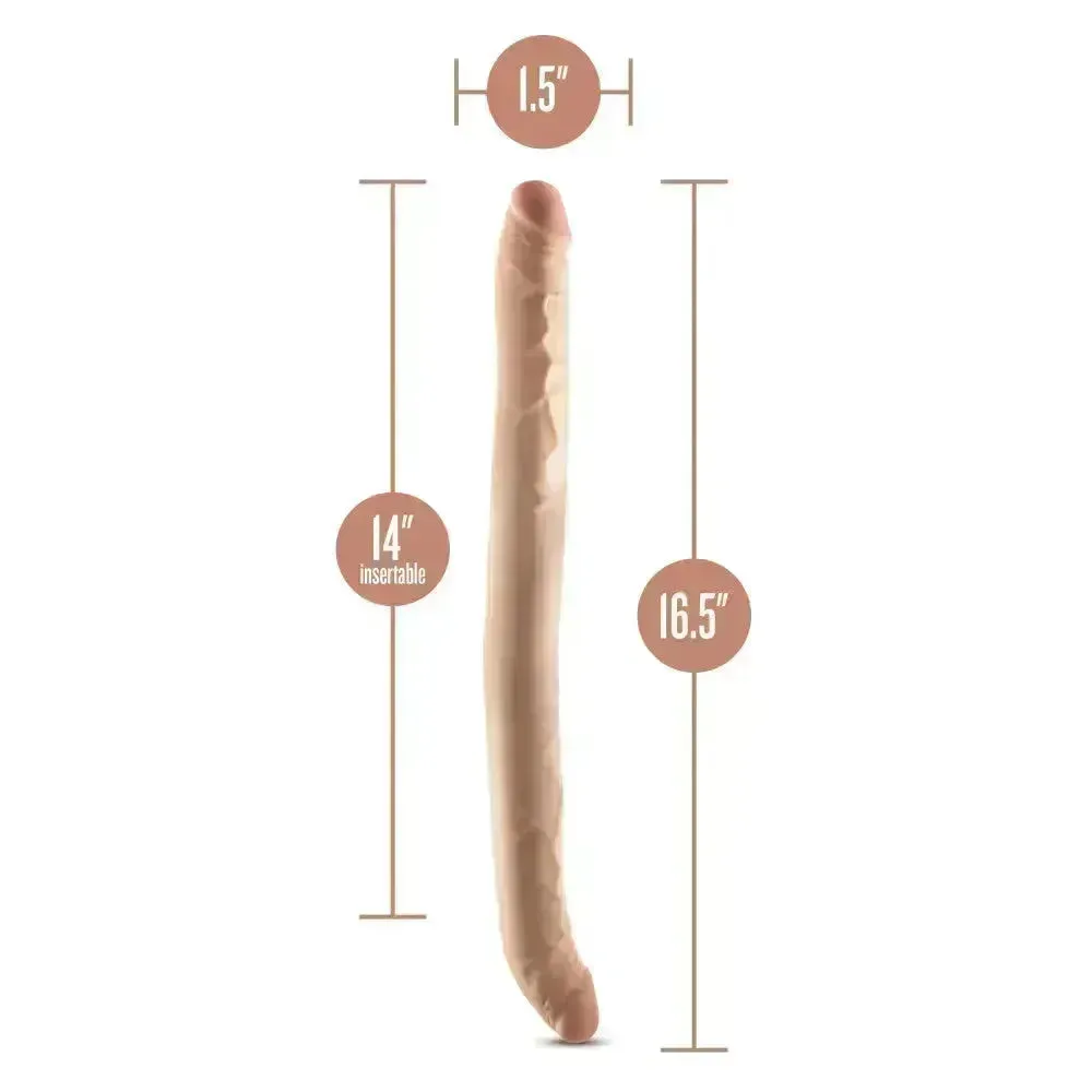 Dr. Skin Plus 16.5'' Posable Double Dong -  42 cm Double Dong