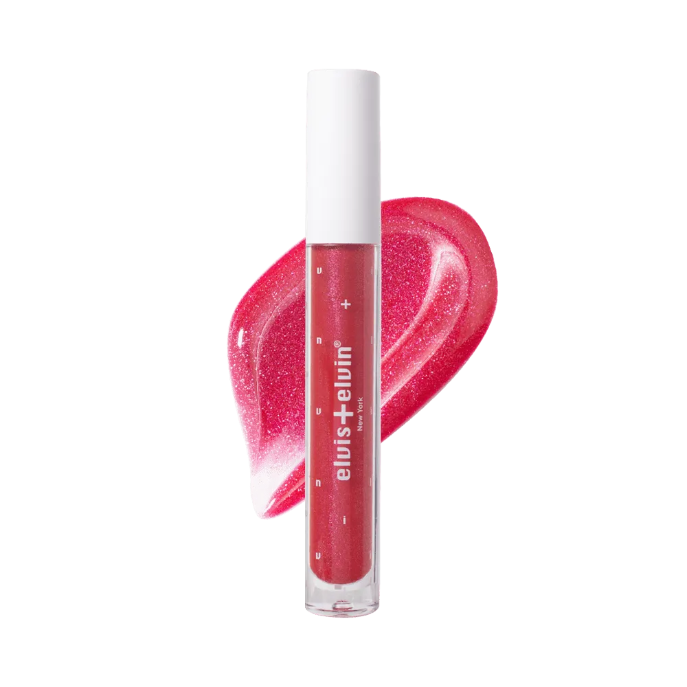 elvis elvin Floral Lip Gloss with Hyaluronic Acid