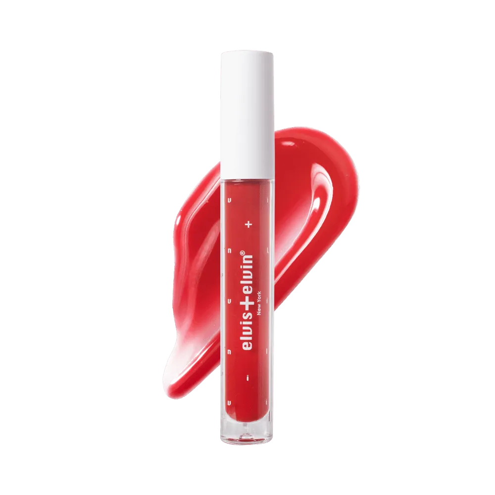 elvis elvin Floral Lip Gloss with Hyaluronic Acid