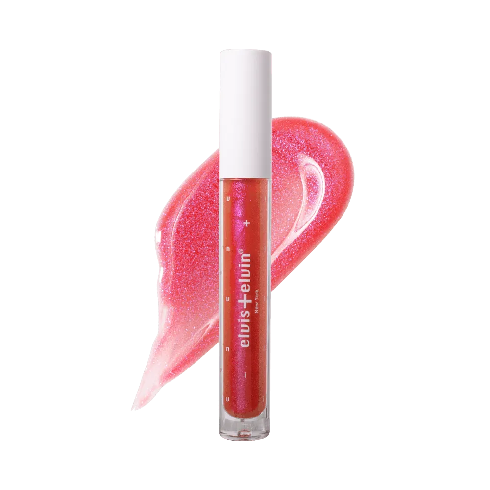 elvis elvin Floral Lip Gloss with Hyaluronic Acid