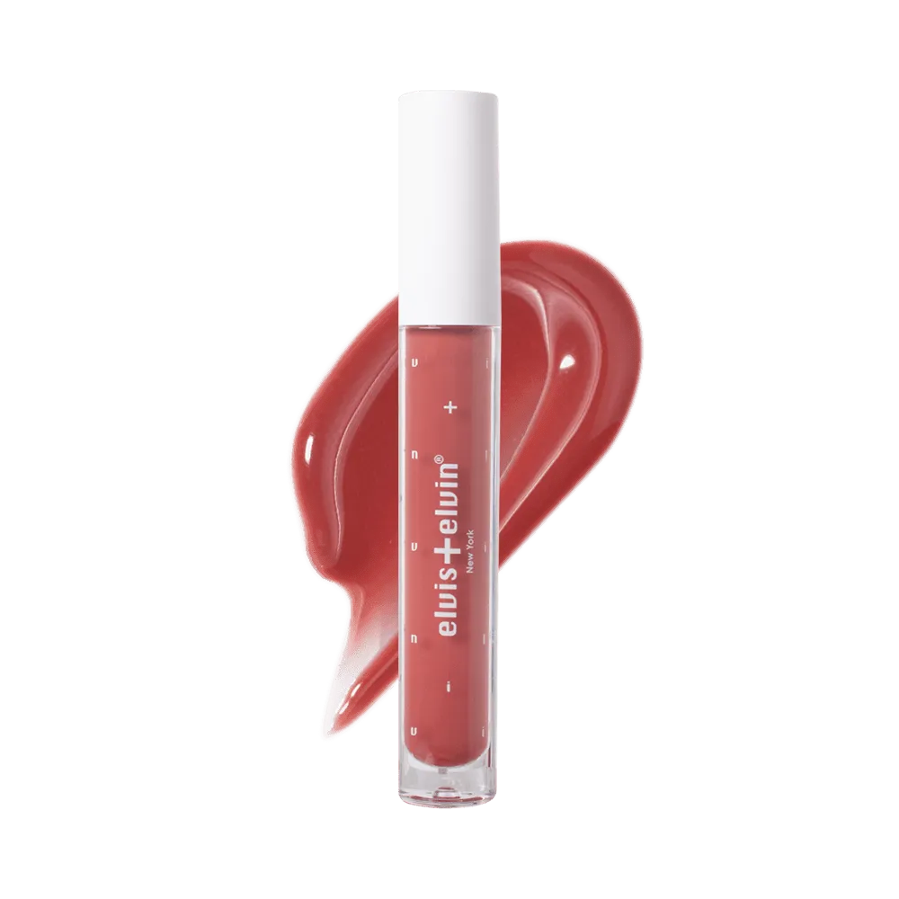 elvis elvin Floral Lip Gloss with Hyaluronic Acid