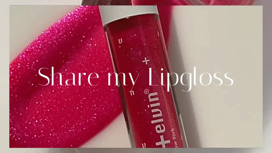 elvis elvin Floral Lip Gloss with Hyaluronic Acid