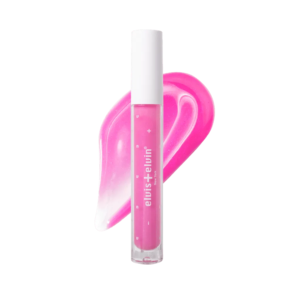 elvis elvin Floral Lip Gloss with Hyaluronic Acid