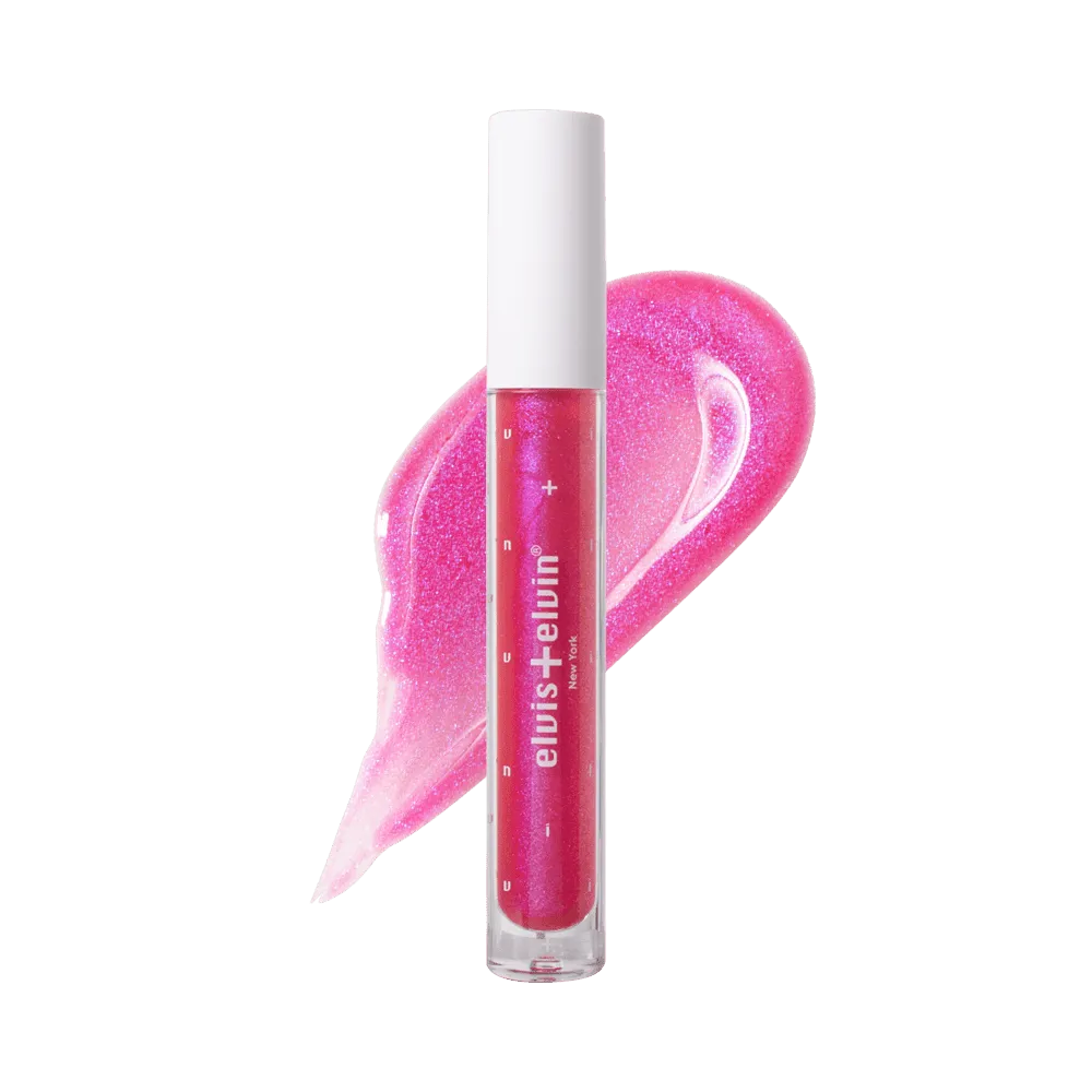 elvis elvin Floral Lip Gloss with Hyaluronic Acid