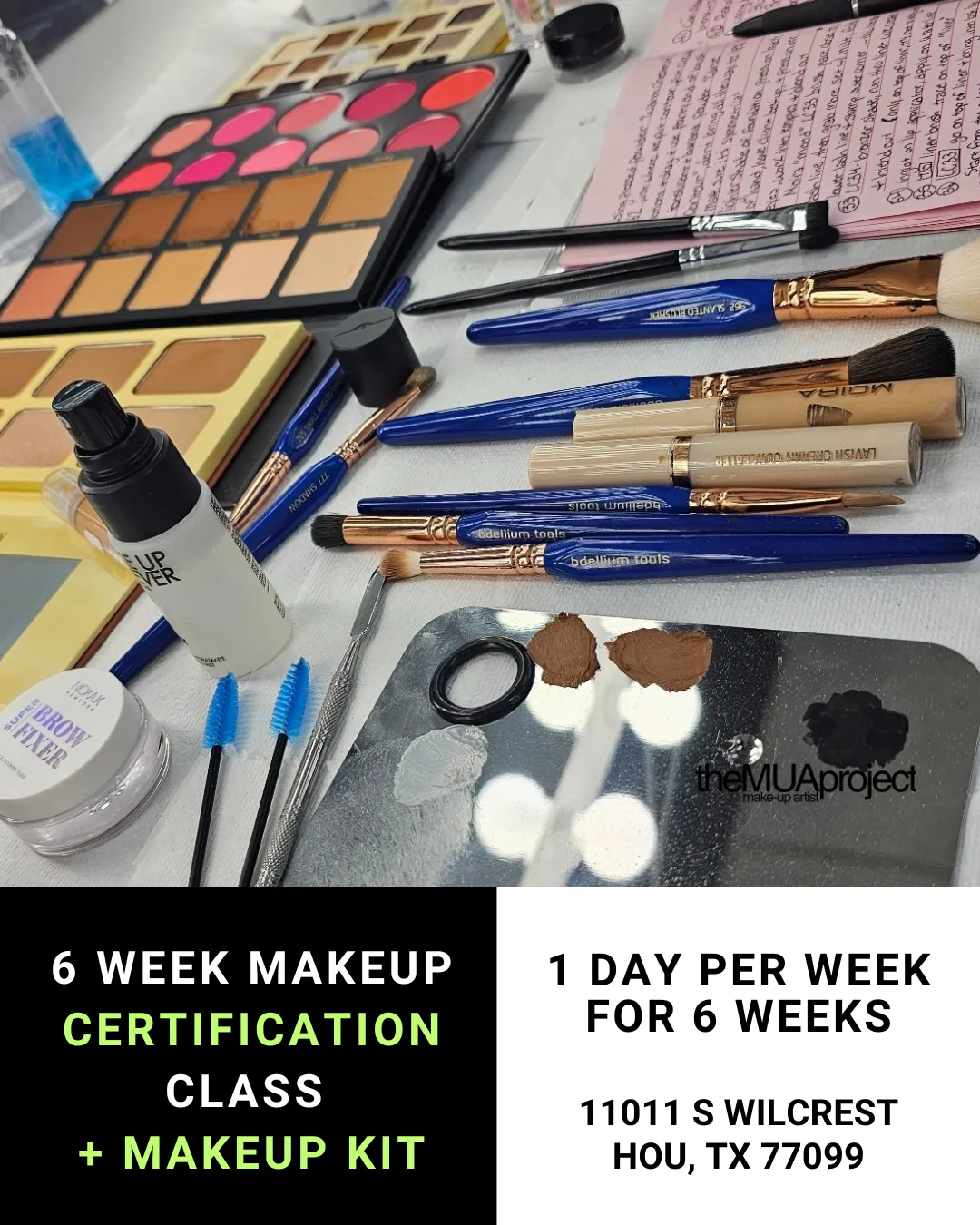 Fundamentals of Makeup 6 Week Program   MUA Contract   Professional Headshot - Starting Feb 26, 2025 at 5pm