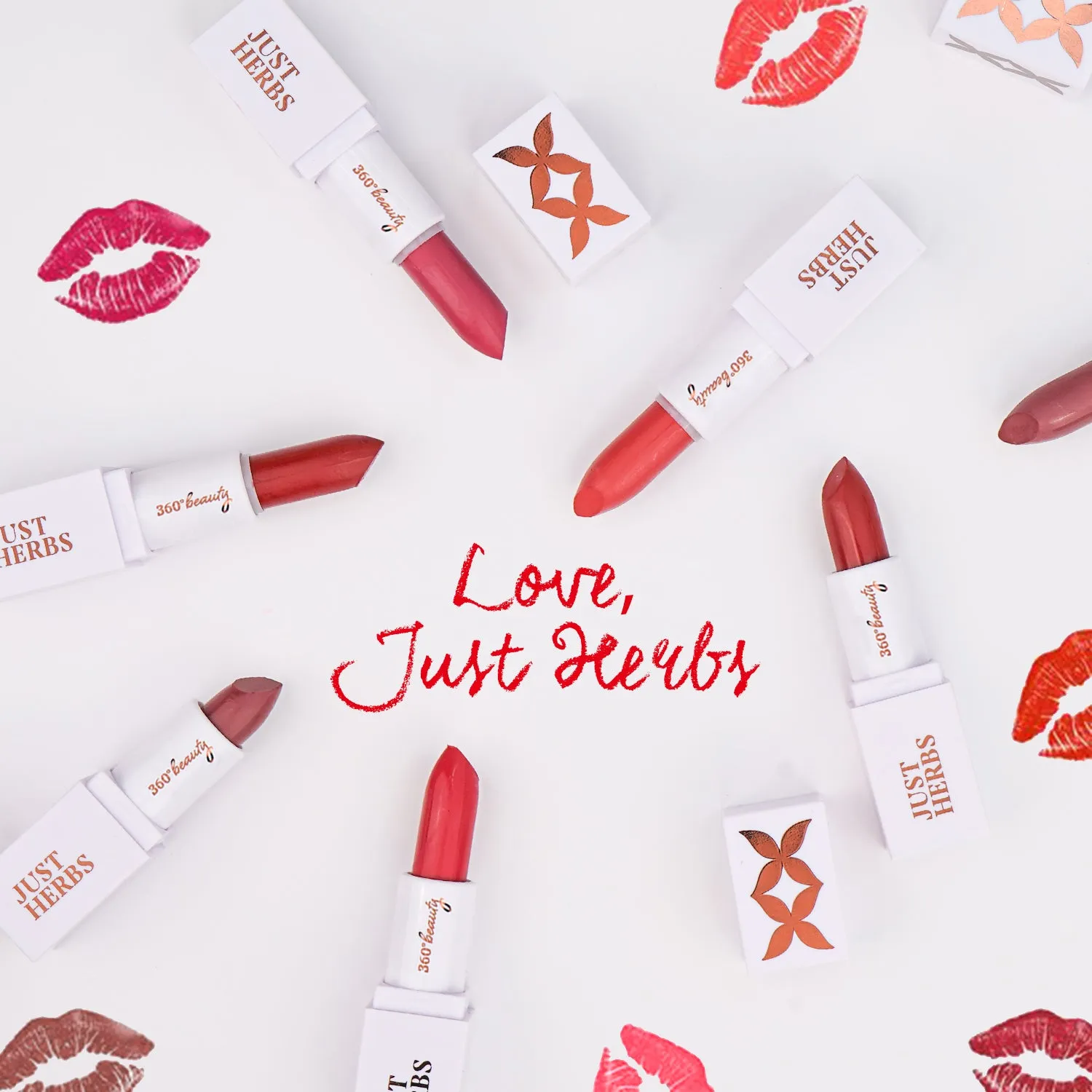 just Herbs Herb Enriched Ayurvedic Lipstick - Half Size
