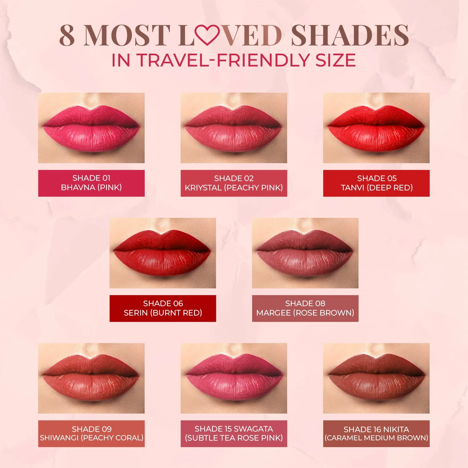 just Herbs Herb Enriched Ayurvedic Lipstick - Half Size