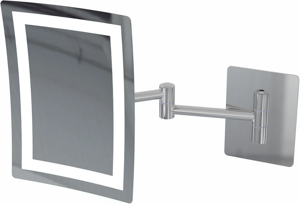 Kimball & Young 5,500k Daylight LED 3x Hardwired Makeup Mirror, Polished Chrome