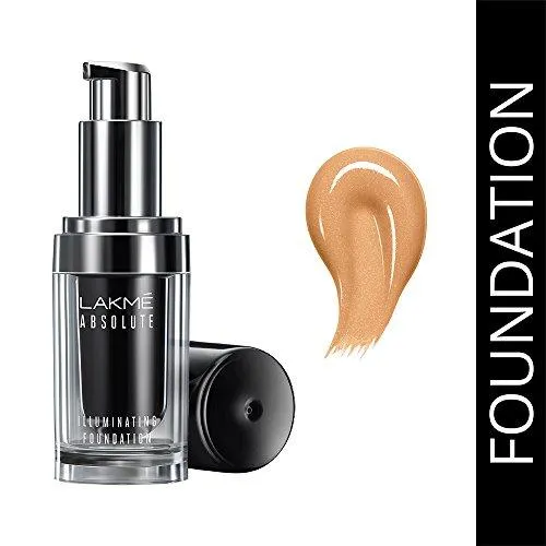 Lakme Absolute Illuminating Foundation, Beige Glimmer, 15 g