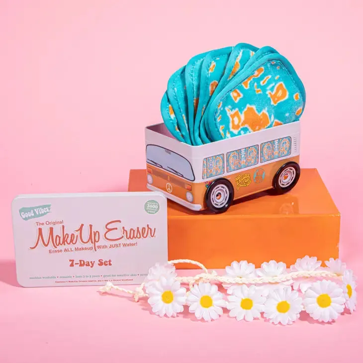 Makeup Eraser Good Vibes 7-Day Makeup Set w/Tin