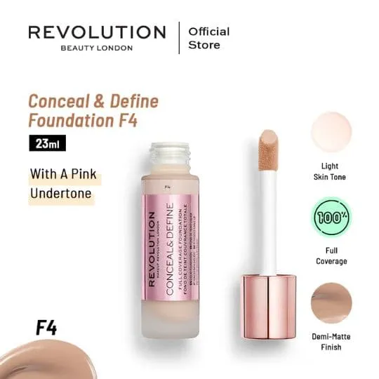 Makeup Revolution Conceal & Define Foundation