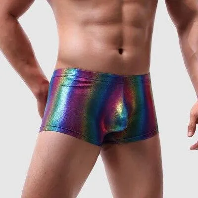 Metallic Rainbow Tanktop   Boxers