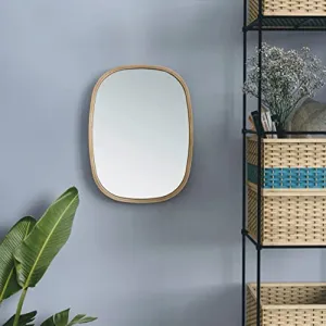 Mianzi Mira Squircle Mirror (Small | Natural)