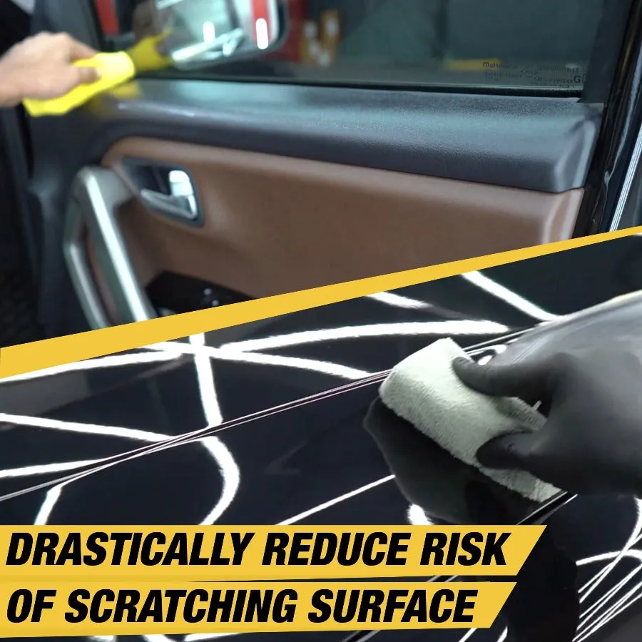 Microfiber Applicator Car Polish Sponge | Great Car Polish Pad Applicator for Ceramic Coating, Waxes, Polishes, Dressers & More