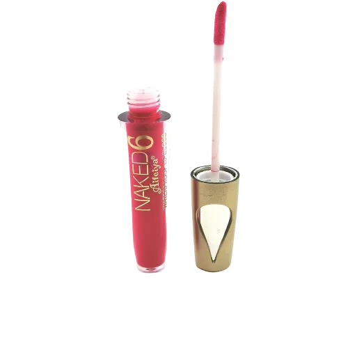Naked 6 Aifeiya Waterproof Lip Gloss - 10 Flamingo