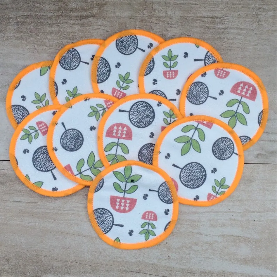 Natural Cotton & Bamboo Contemporary Design Reusable Make Up Removal Pads