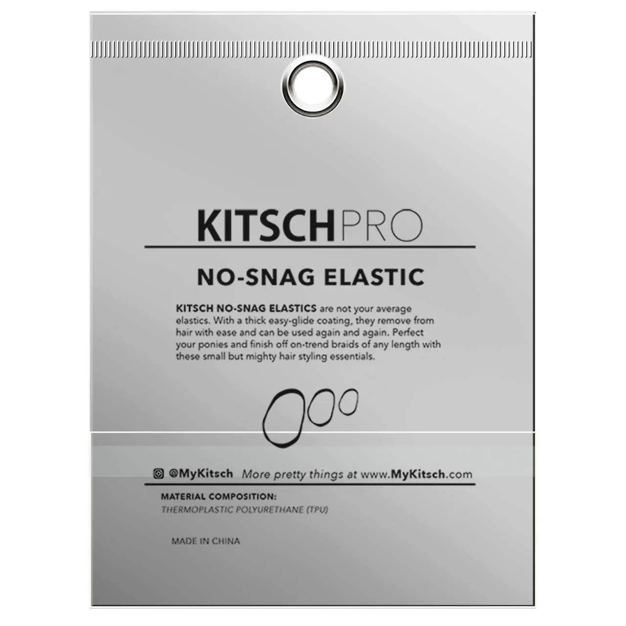 No-Snag Elastic 100pc - Brown