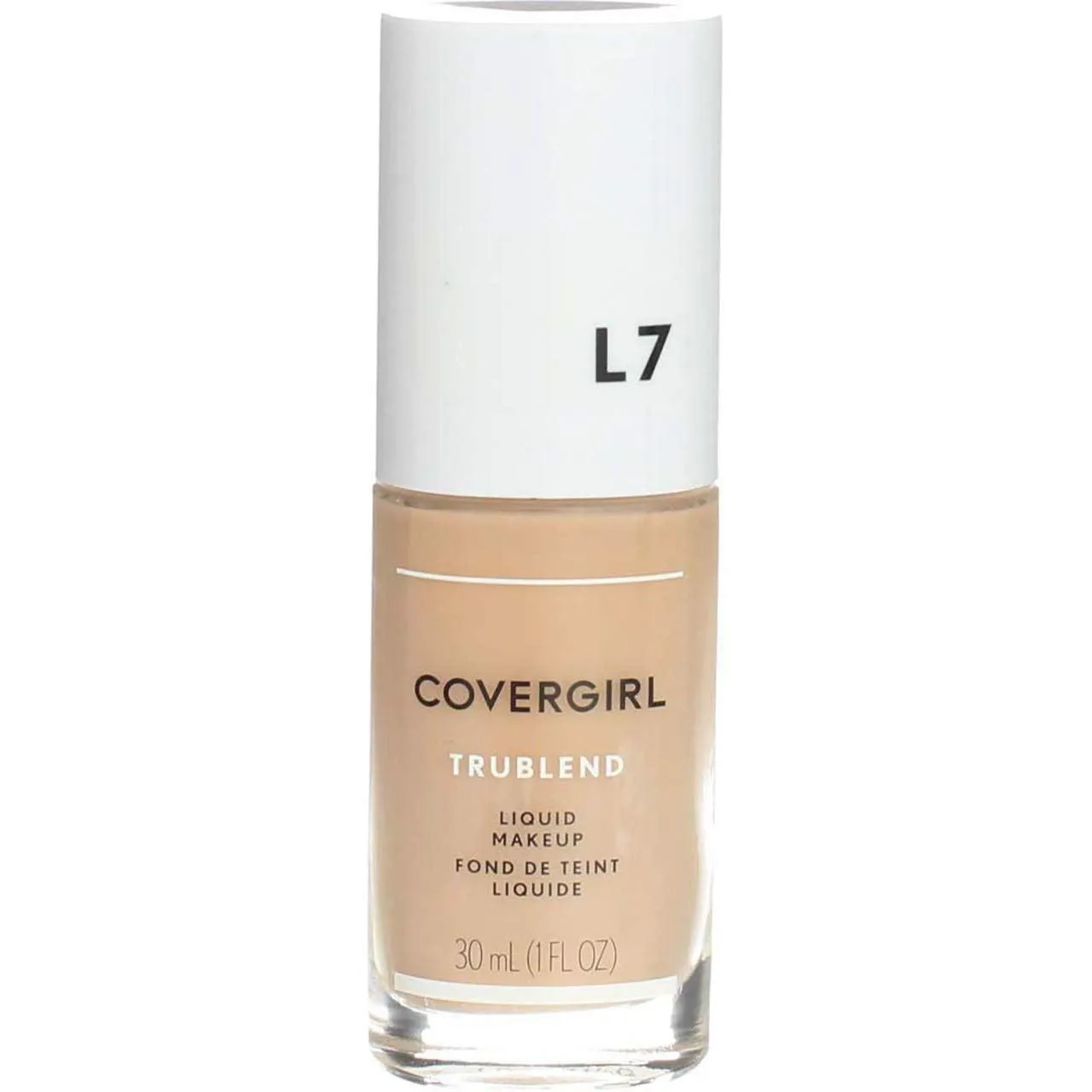 Pack of (3) COVERGIRL, truBlend Liquid Foundation Makeup, L7 Warm Beige, 1 oz