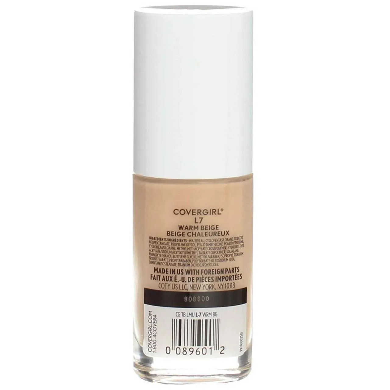 Pack of (3) COVERGIRL, truBlend Liquid Foundation Makeup, L7 Warm Beige, 1 oz