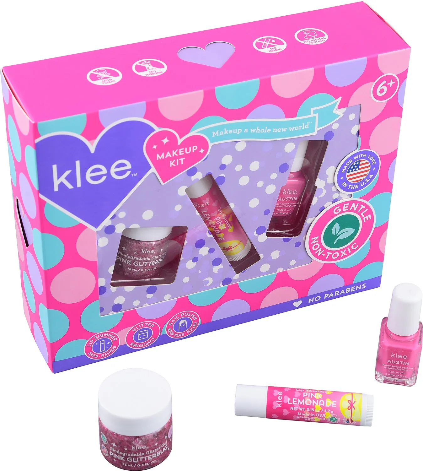Pink Sugar Swirls Makeup Kit