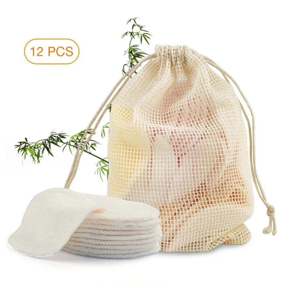 Reusable Bamboo Fibre Makeup Remover Pads