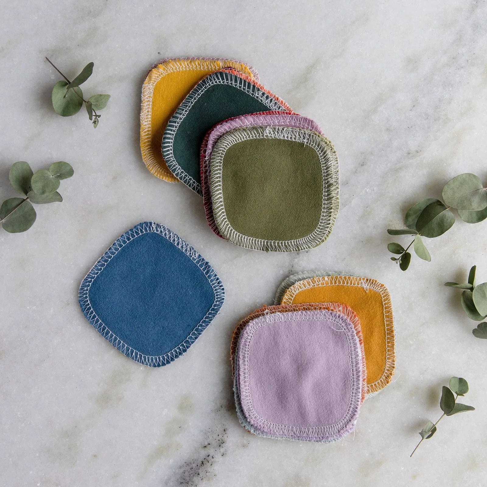 Reusable Facial Rounds - Earth Tones, Greys, or White