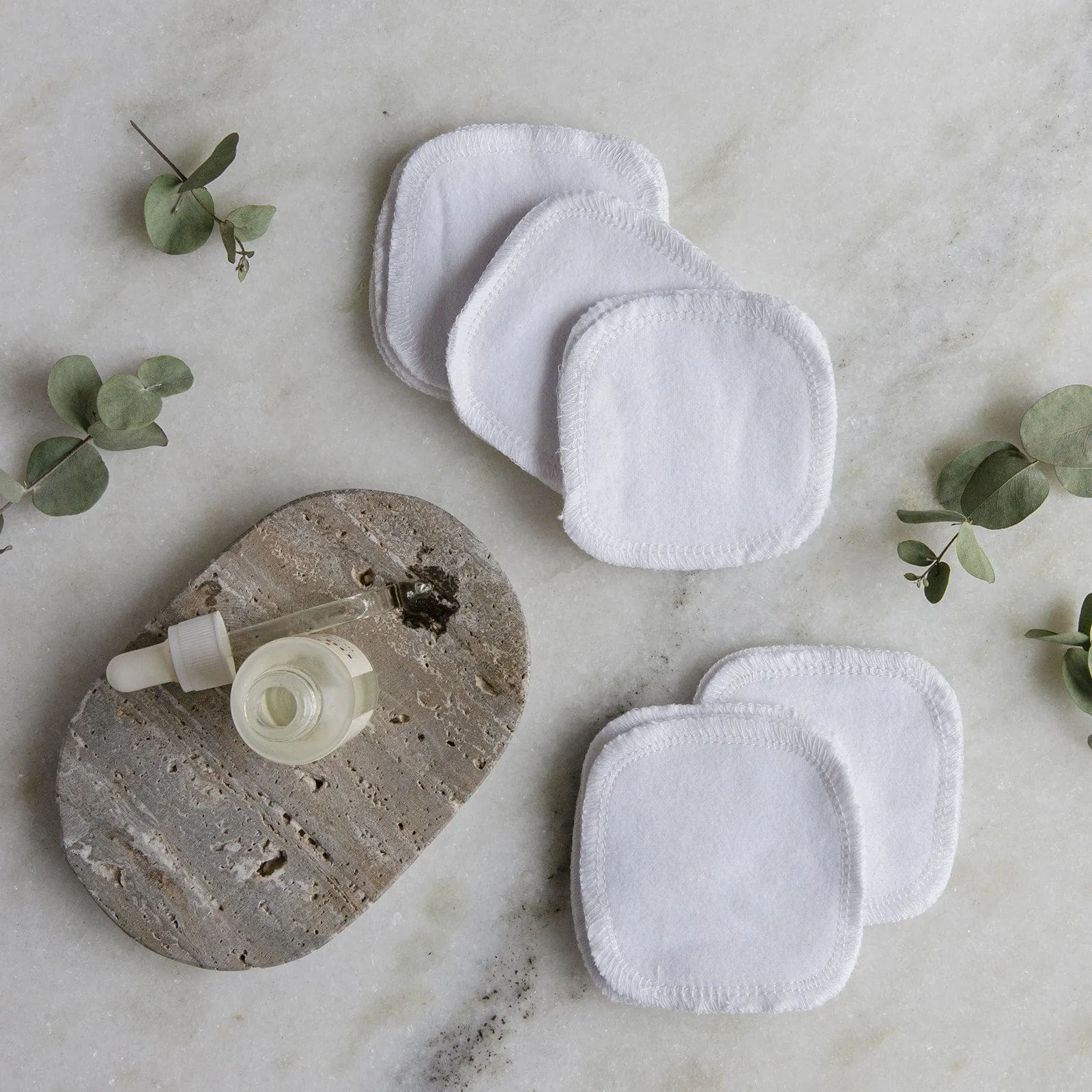 Reusable Facial Rounds - Earth Tones, Greys, or White
