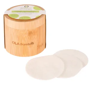 Reusable Makeup Remover Pad Set with Bamboo Container
