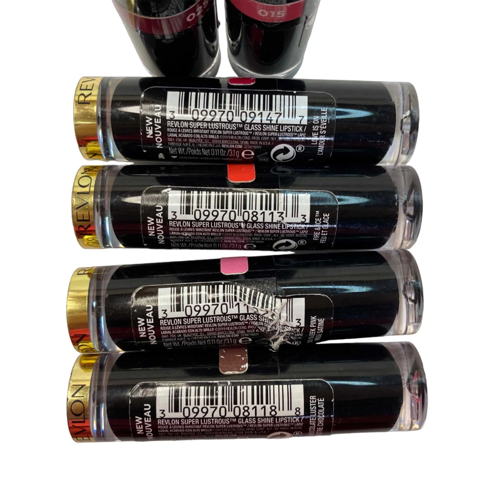 Revlon Super Lustrous Glass Shine Lipsticks (50 Pcs Box)