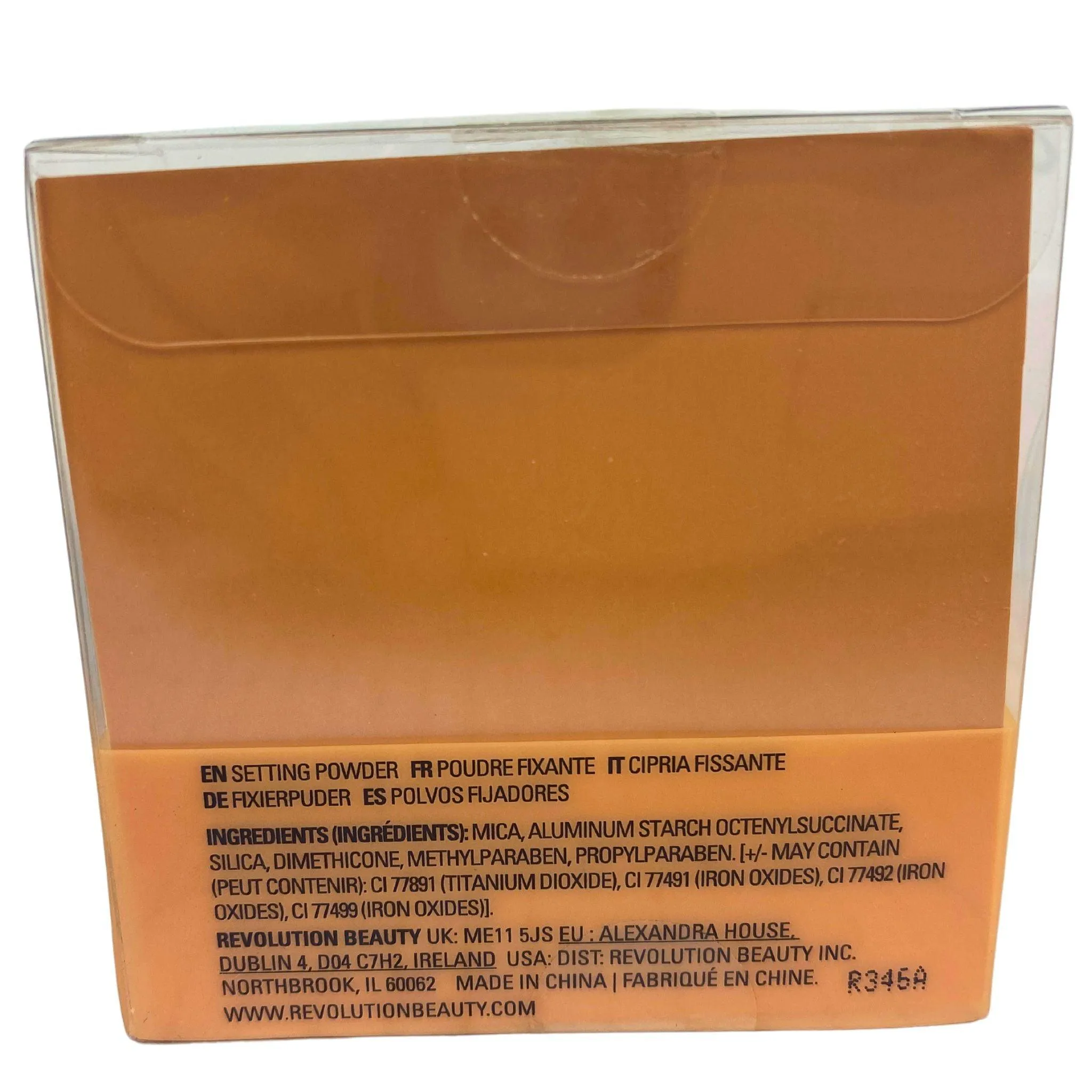 Revolution Conceal & Fix Deep Honey Loose Setting Powder Talc Free & No Flashback 0.45OZ F15 (30 Pcs Lot)