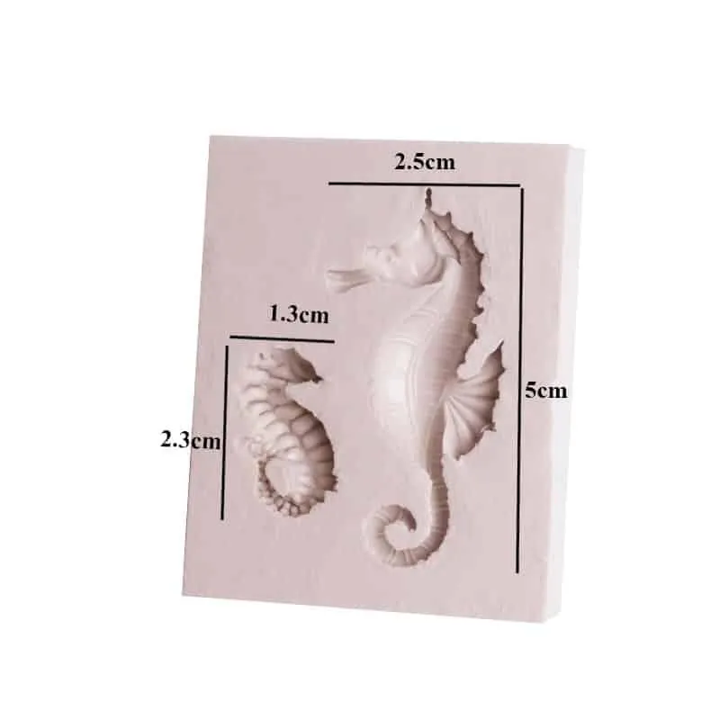 Sea Horse Shaped Silicone Mold