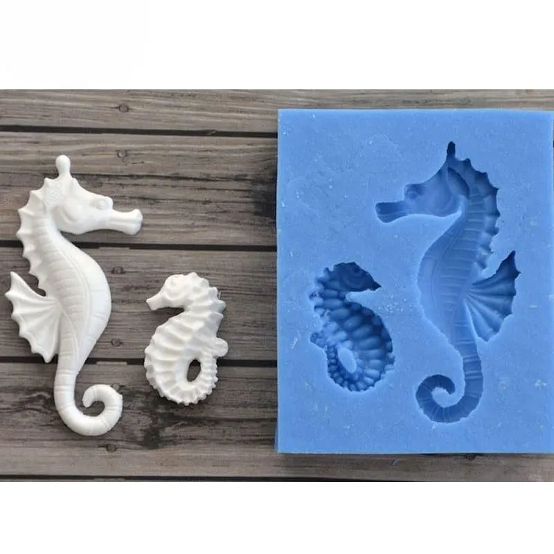 Sea Horse Shaped Silicone Mold