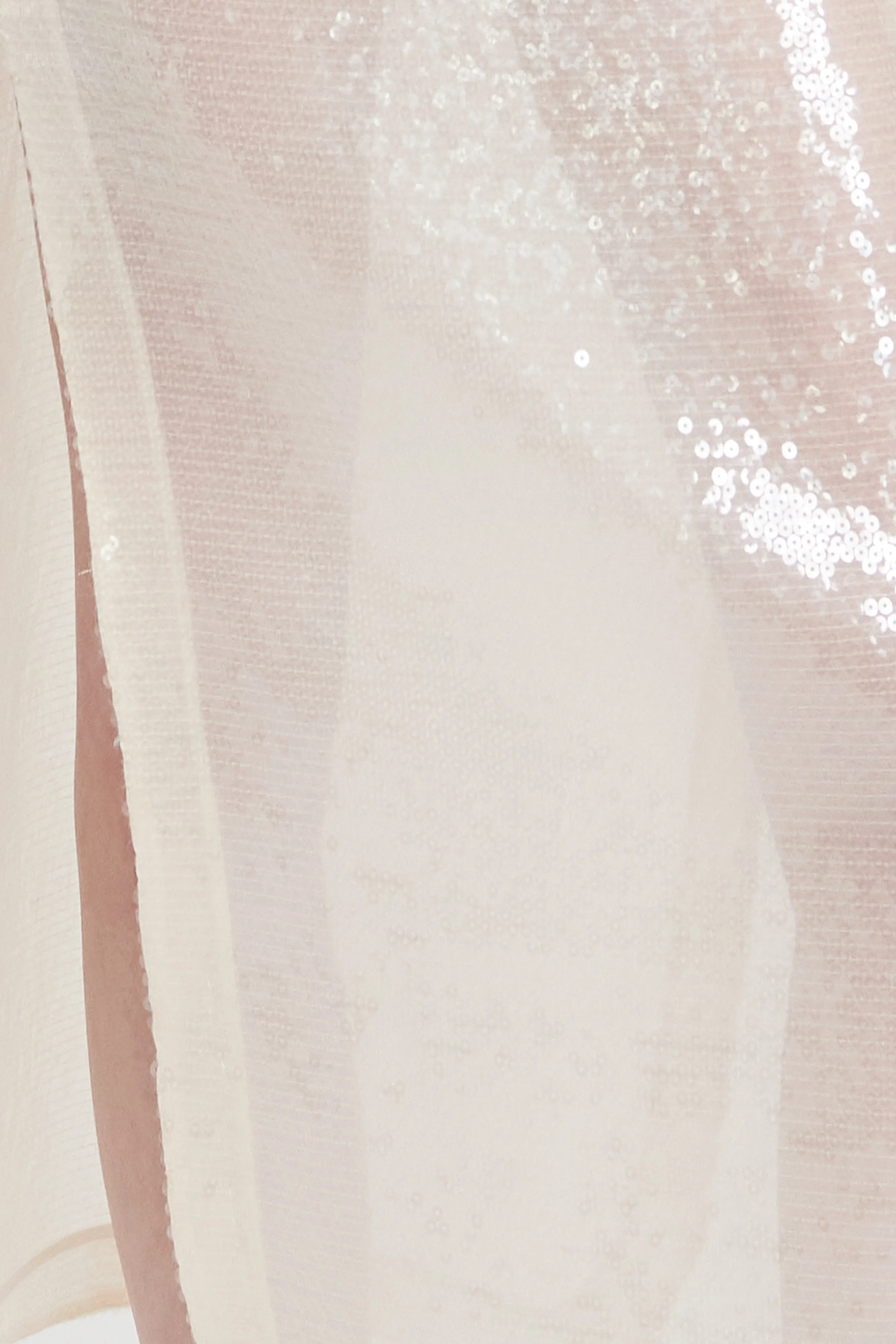 Sequined Skirt Ivory