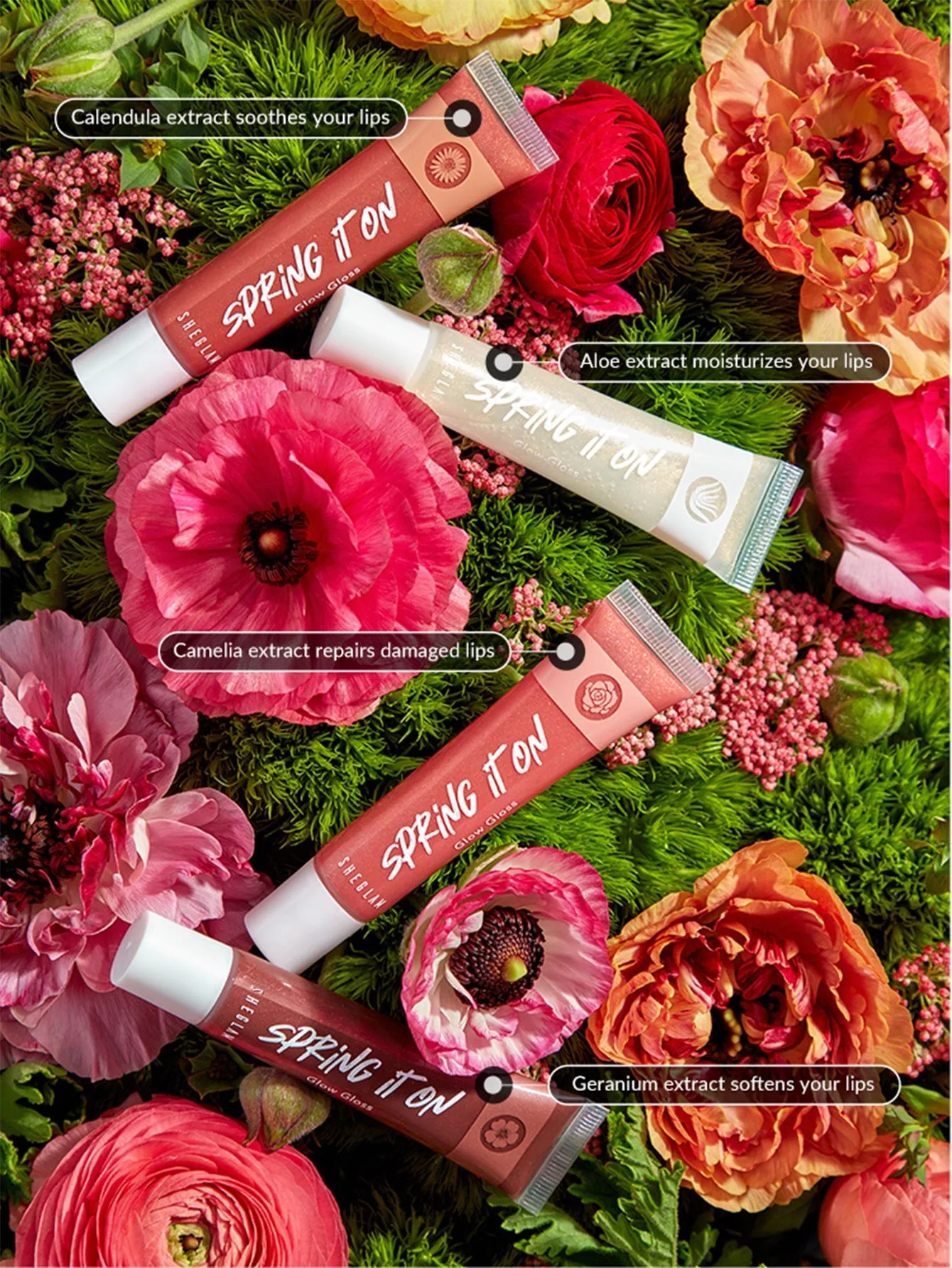 SHEGLAM Power Bouquet Lip Gloss Power Petals