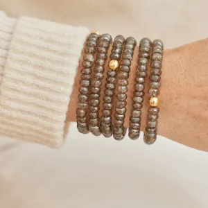 Smokey Quartz Shiner Bracelet