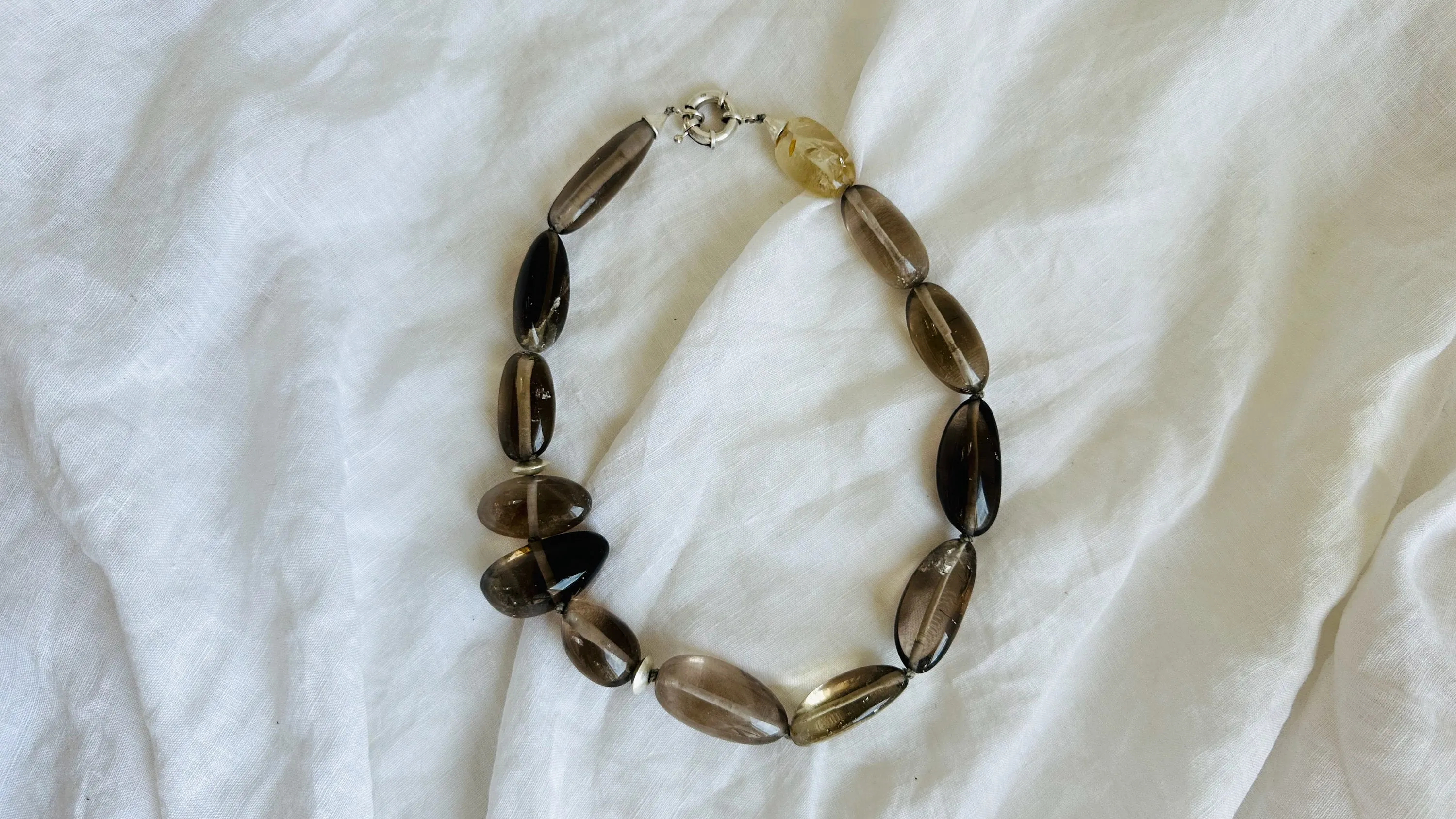 Smoky Quartz Necklace. Atelier Aadya. 2385