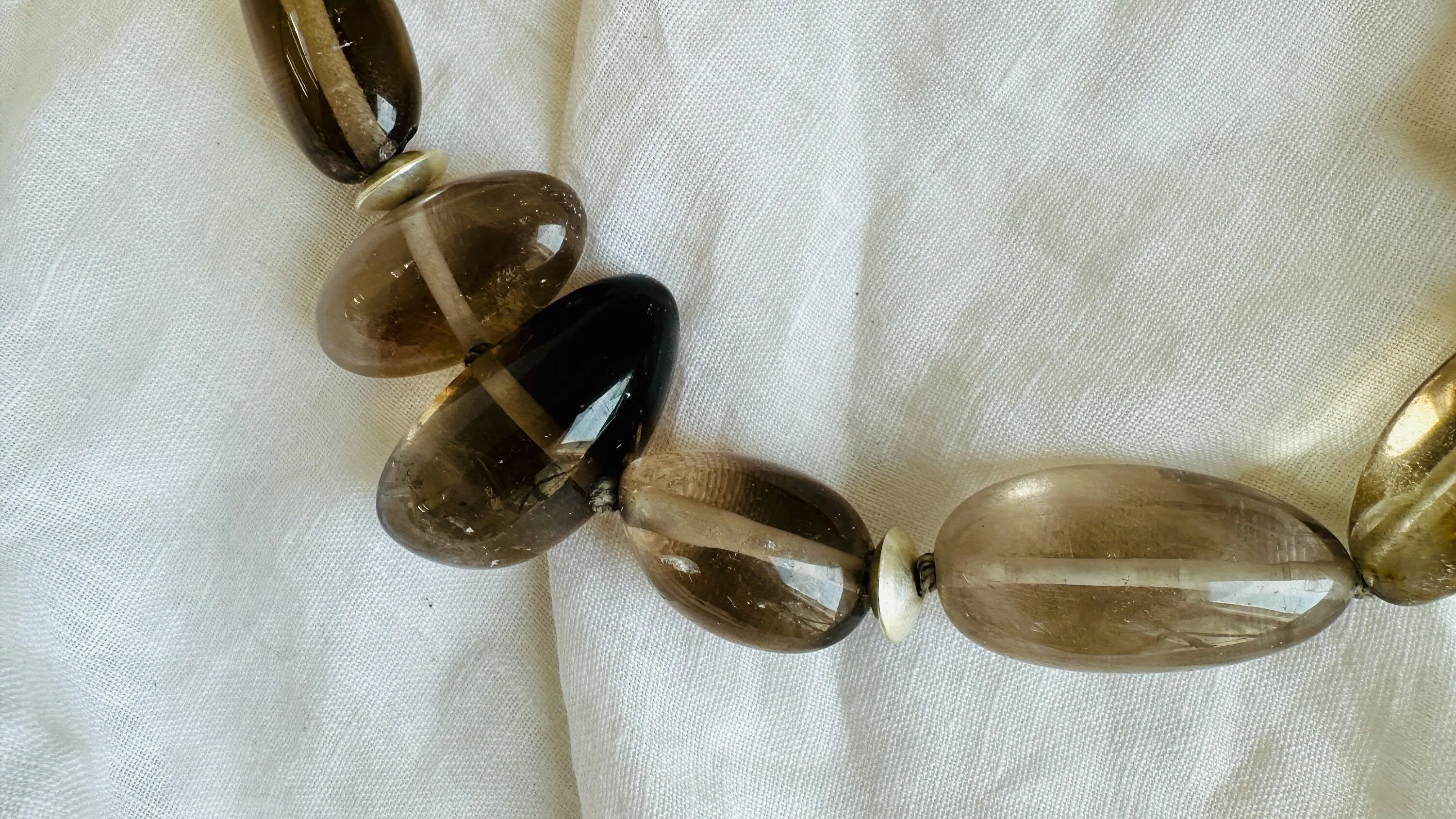 Smoky Quartz Necklace. Atelier Aadya. 2385