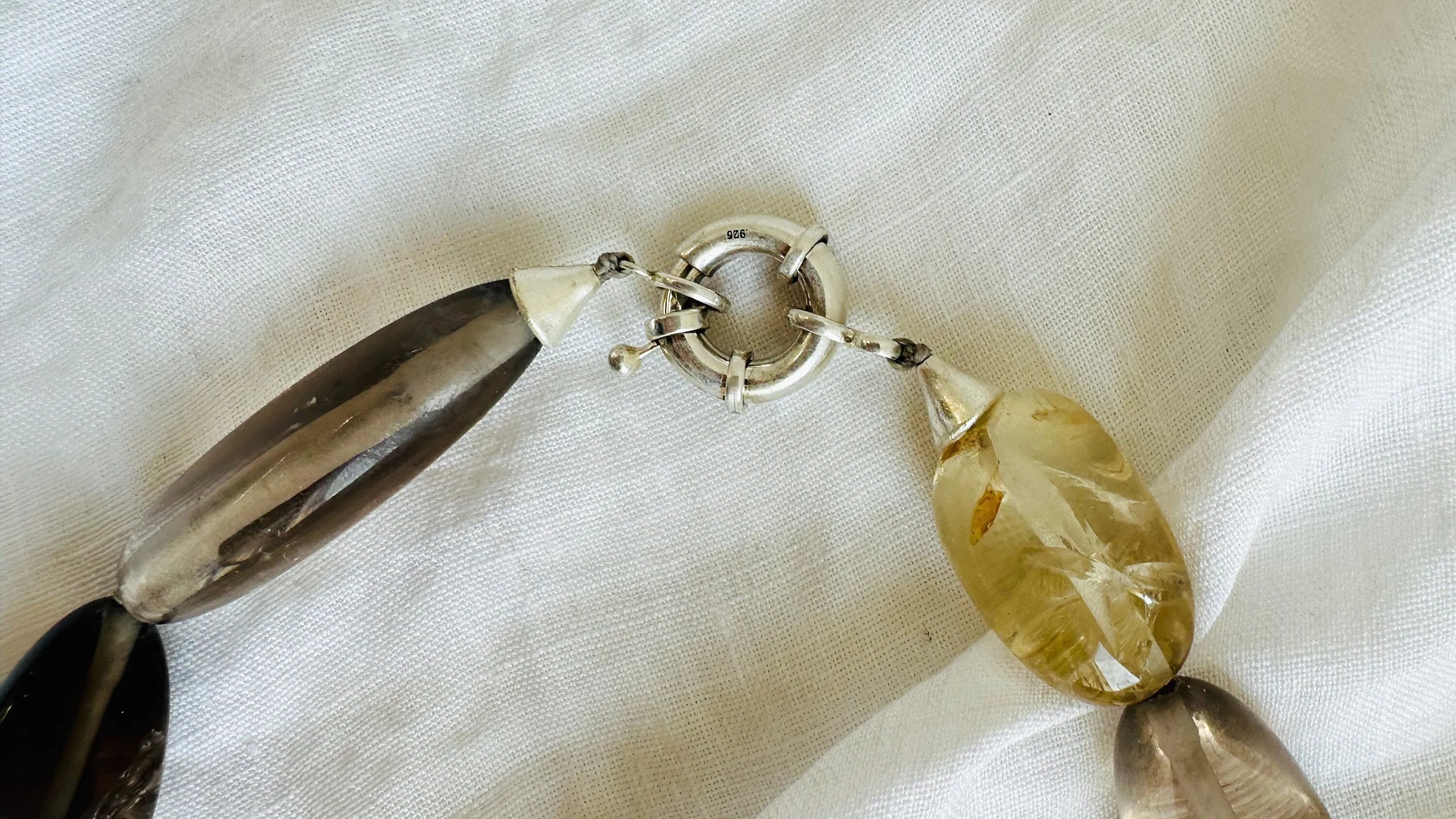 Smoky Quartz Necklace. Atelier Aadya. 2385